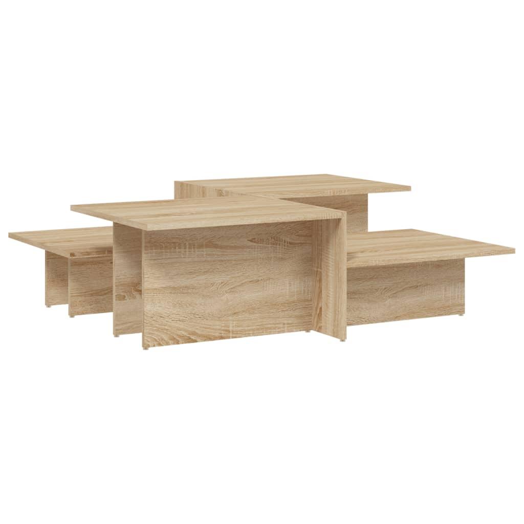 Coffee Tables 2 pcs Sonoma Oak Engineered Wood