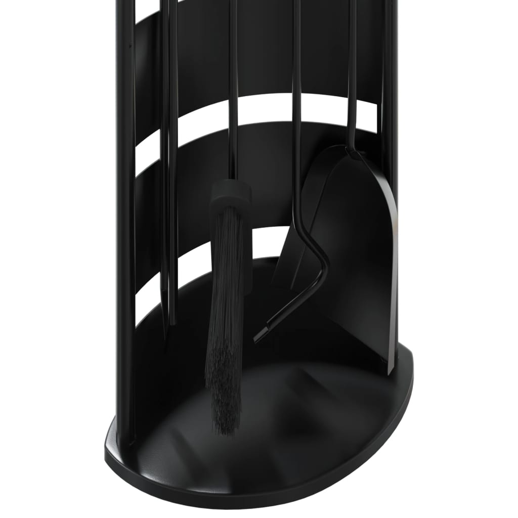 5 Piece Fireplace Tool Set 23x15x66 cm Steel
