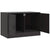 TV Cabinets 2pcs Black 67x39x44 cm Steel