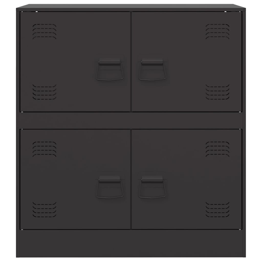 Sideboard Black 67x39x73 cm Steel