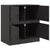 Sideboard Black 67x39x73 cm Steel