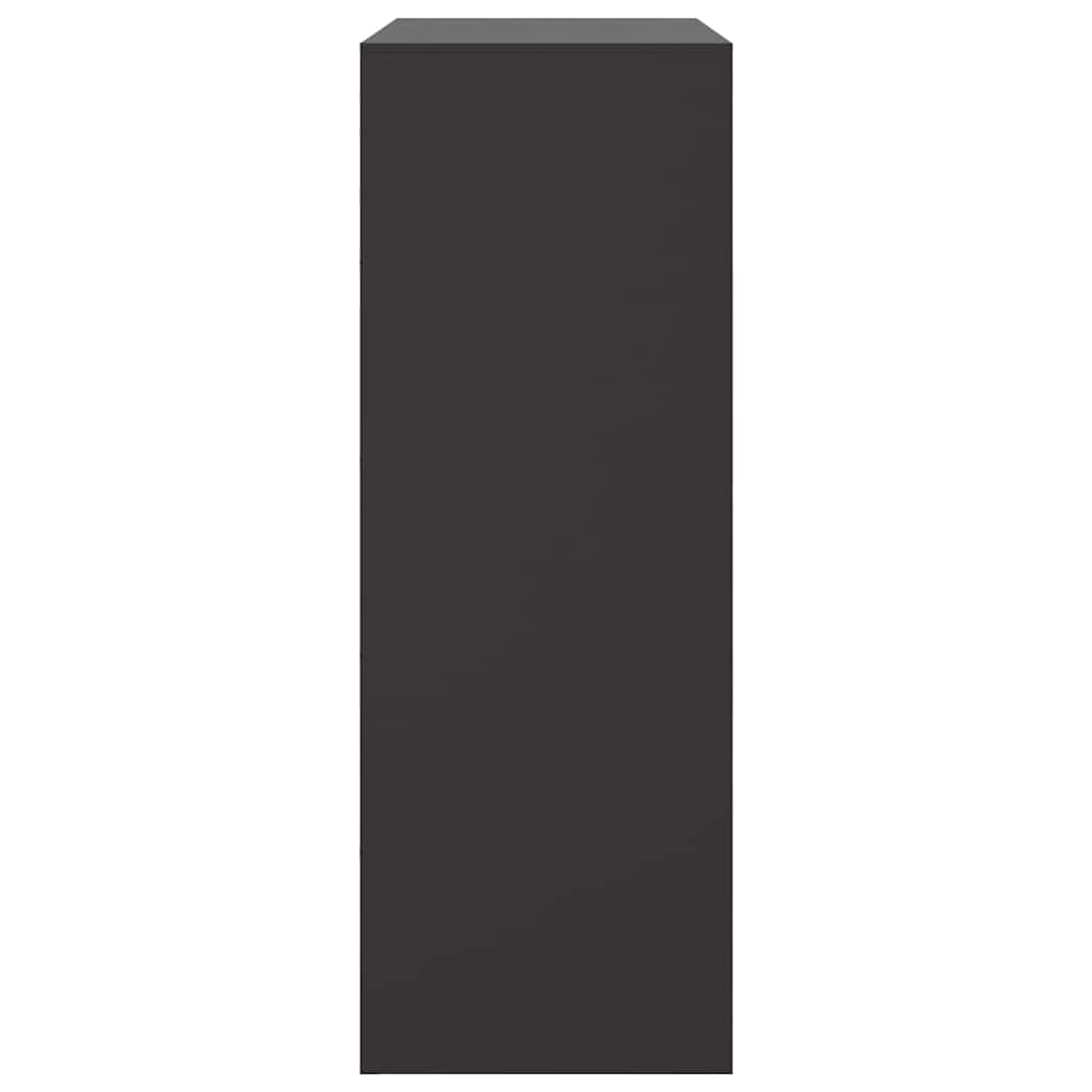 Sideboard Black 67x39x107 cm Steel