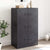 Sideboard Black 67x39x107 cm Steel