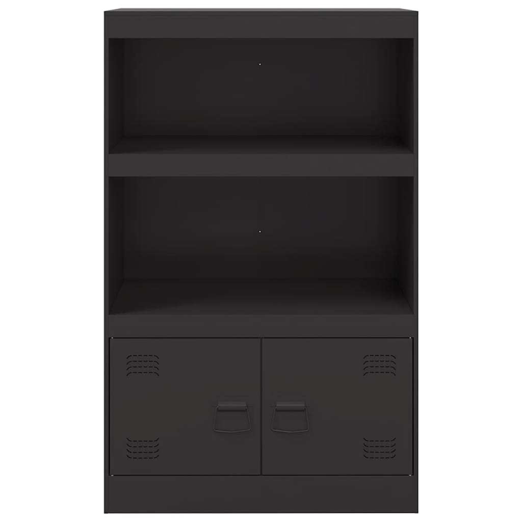 Sideboard Black 67x39x107 cm Steel