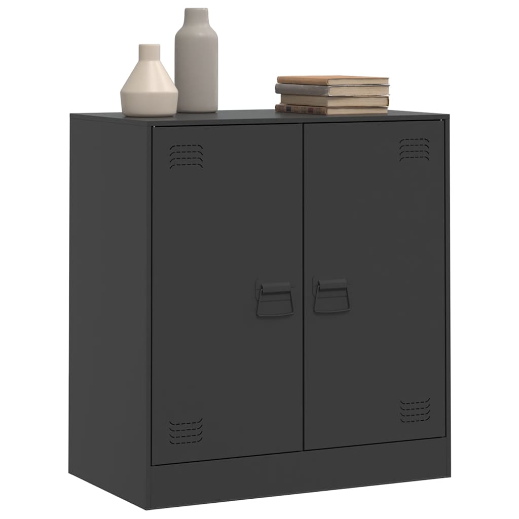 Sideboard Black 67x39x73 cm Steel