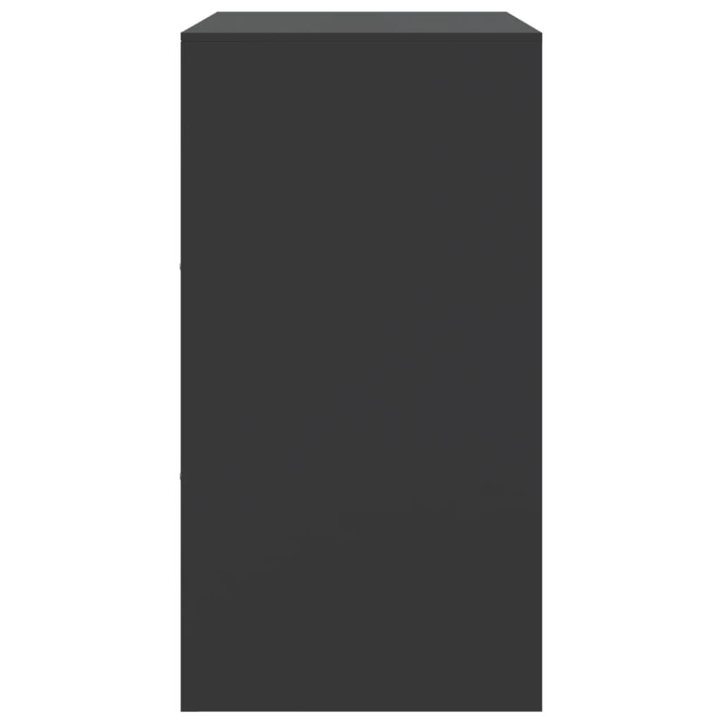 Sideboard Black 67x39x73 cm Steel