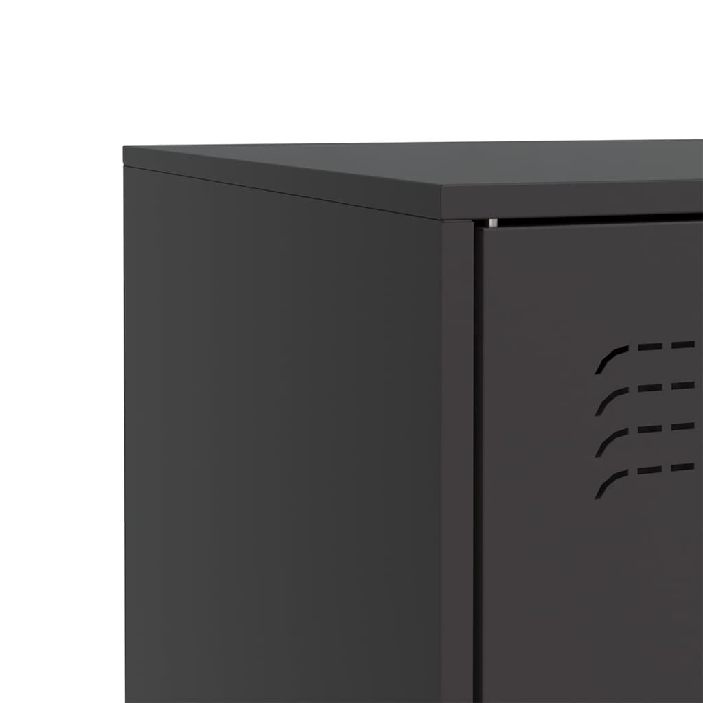 Sideboard Black 67x39x73 cm Steel