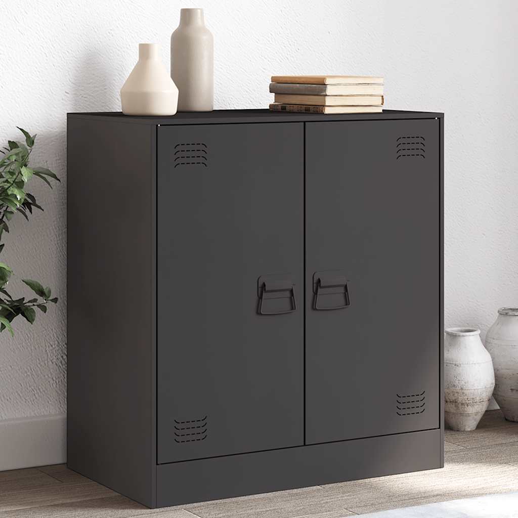 Sideboard Black 67x39x73 cm Steel