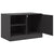 TV Cabinets 2 pcs Black 67x39x44 cm Steel