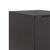 Sideboard Black 34.5x39x73 cm Steel