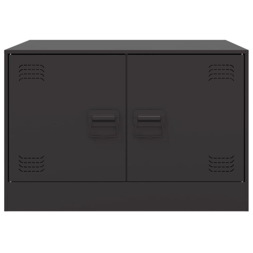 Coffee Table Black 67x50x44 cm Steel