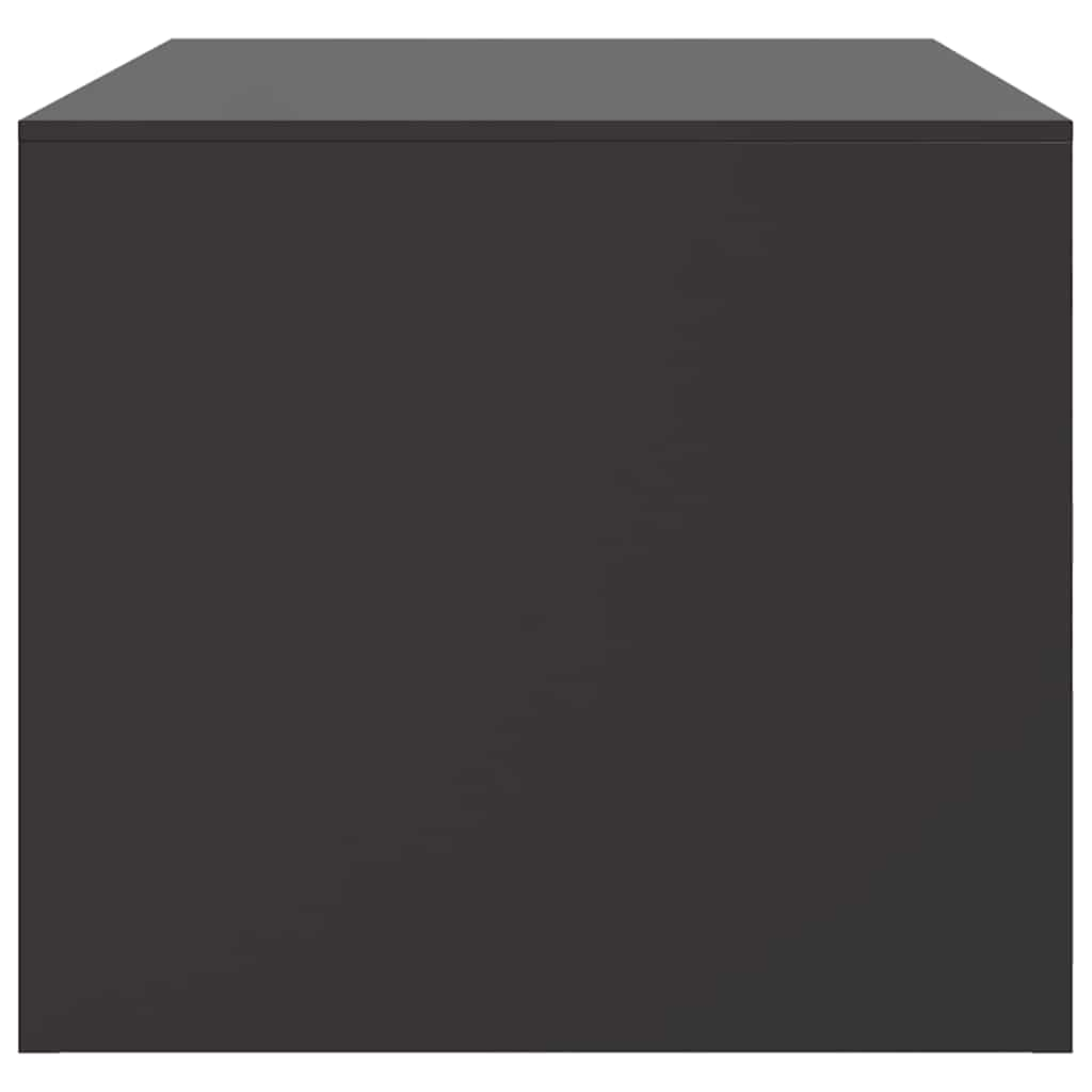 Coffee Table Black 67x50x44 cm Steel