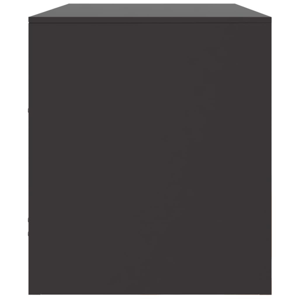 TV Cabinet Black 99x39x44 cm Steel