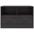 TV Cabinets 2 pcs Black 67x39x44 cm Steel