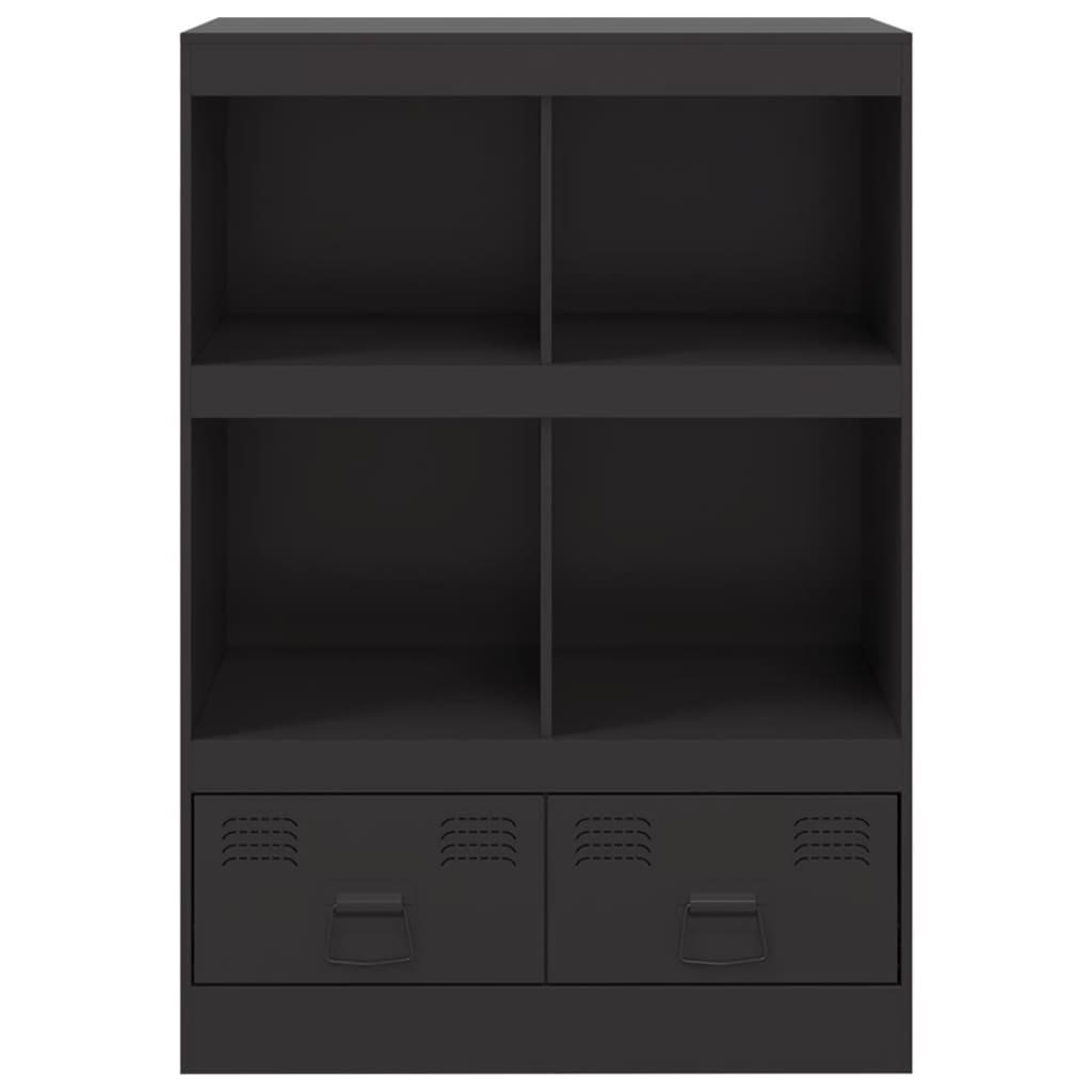 Highboard Black 67x39x95 cm Steel