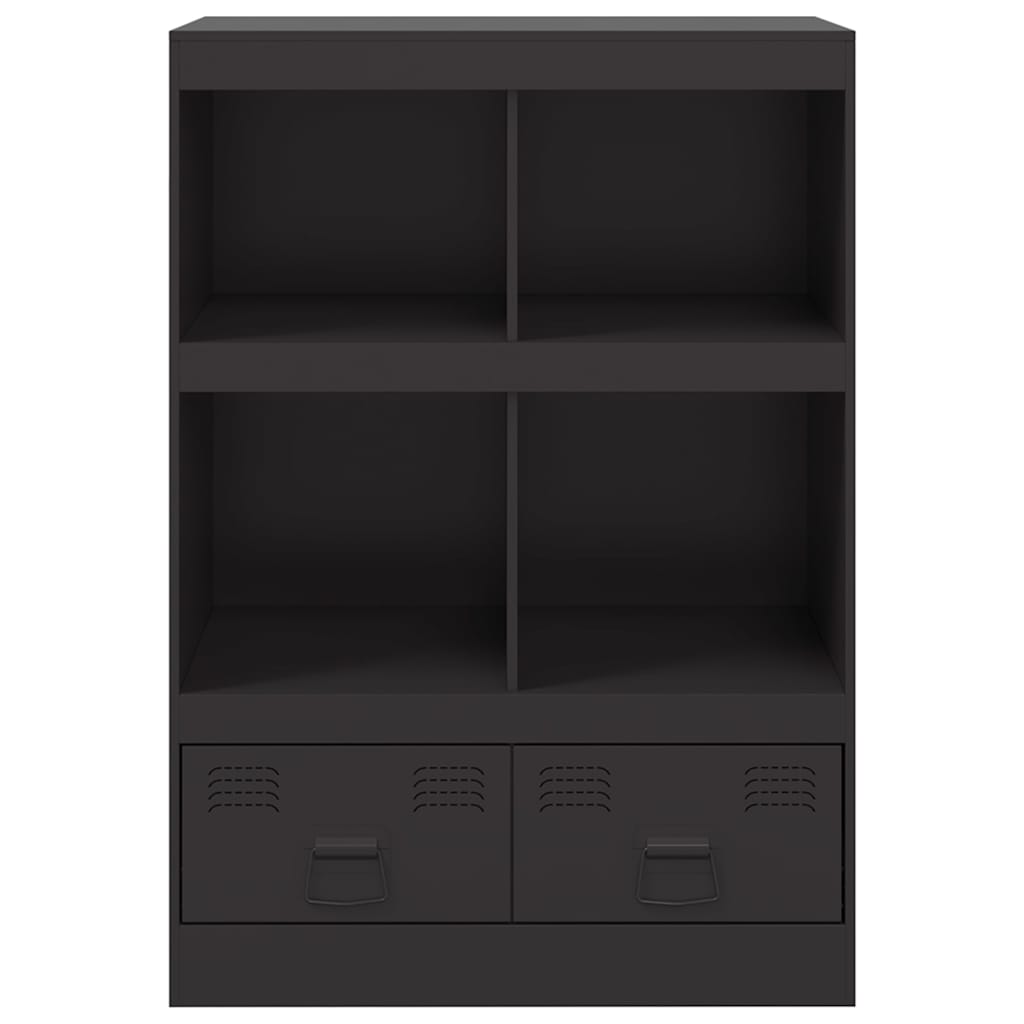 Highboard Black 67x39x95 cm Steel