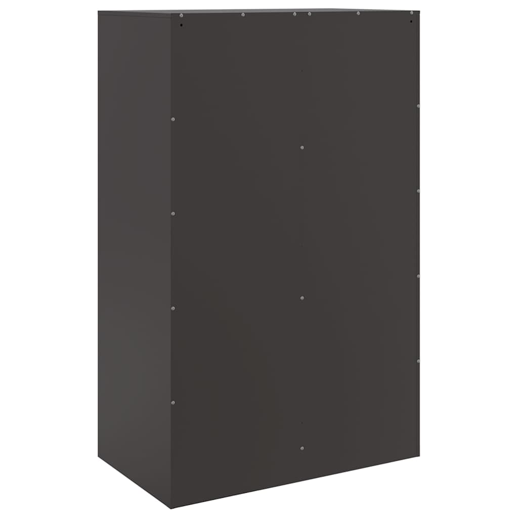 Highboard Black 67x39x95 cm Steel