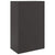 Highboard Black 67x39x95 cm Steel