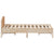 Bed Frame without Mattress 135x190 cm Solid Wood Pine