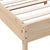 Bed Frame without Mattress 90x190 cm Solid Wood Pine