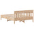 Bed Frame without Mattress 135x190 cm Solid Wood Pine