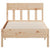 Bed Frame without Mattress 90x190 cm Solid Wood Pine