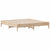 Bed Frame without Mattress 183x203 cm King Solid Wood Pine