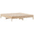 Bed Frame without Mattress 183x203 cm King Solid Wood Pine