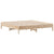 Bed Frame without Mattress 183x203 cm King Solid Wood Pine