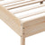 Bed Frame without Mattress 183x203 cm King Solid Wood Pine