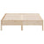 Bed Frame without Mattress 150x200 cm Solid Wood Pine