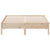 Bed Frame without Mattress 135x190 cm Solid Wood Pine