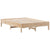 Bed Frame without Mattress 135x190 cm Solid Wood Pine