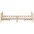Bed Frame without Mattress 137x187 cm Double Solid Wood Pine