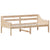 Day Bed without Mattress 90x190 cm Solid Wood Pine