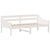 Day Bed without Mattress White 90x190 cm Solid Wood Pine