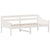 Day Bed without Mattress White 90x190 cm Solid Wood Pine