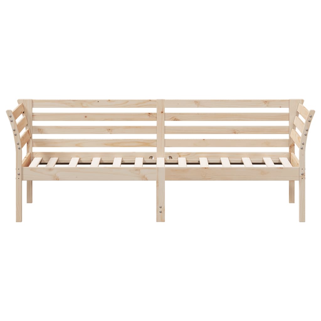 Day Bed without Mattress 90x190 cm Solid Wood Pine