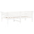 Day Bed without Mattress White 90x190 cm Solid Wood Pine