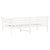 Day Bed without Mattress White 90x190 cm Solid Wood Pine