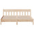 Bed Frame without Mattress 183x203 cm King Solid Wood Pine