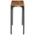 Console Table Brown 110x35x76 cm Solid Wood Mango and Iron