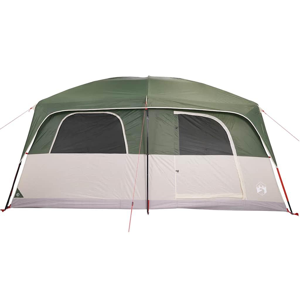 Family Tent Cabin 8-Person Green Waterproof