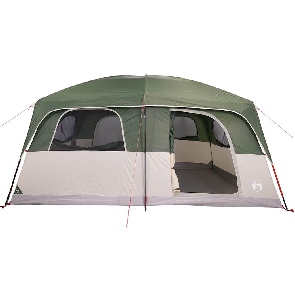 Family Tent Cabin 8-Person Green Waterproof