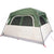 Family Tent Cabin 6-Person Green Waterproof