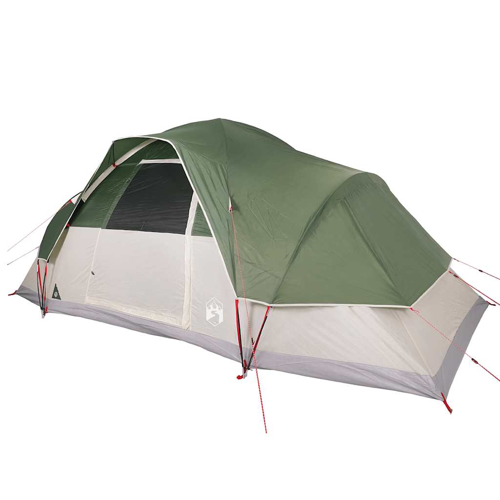 Family Tent Dome 9-Person Green Waterproof