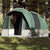 Camping Tent Tunnel 3-Person Green Waterproof