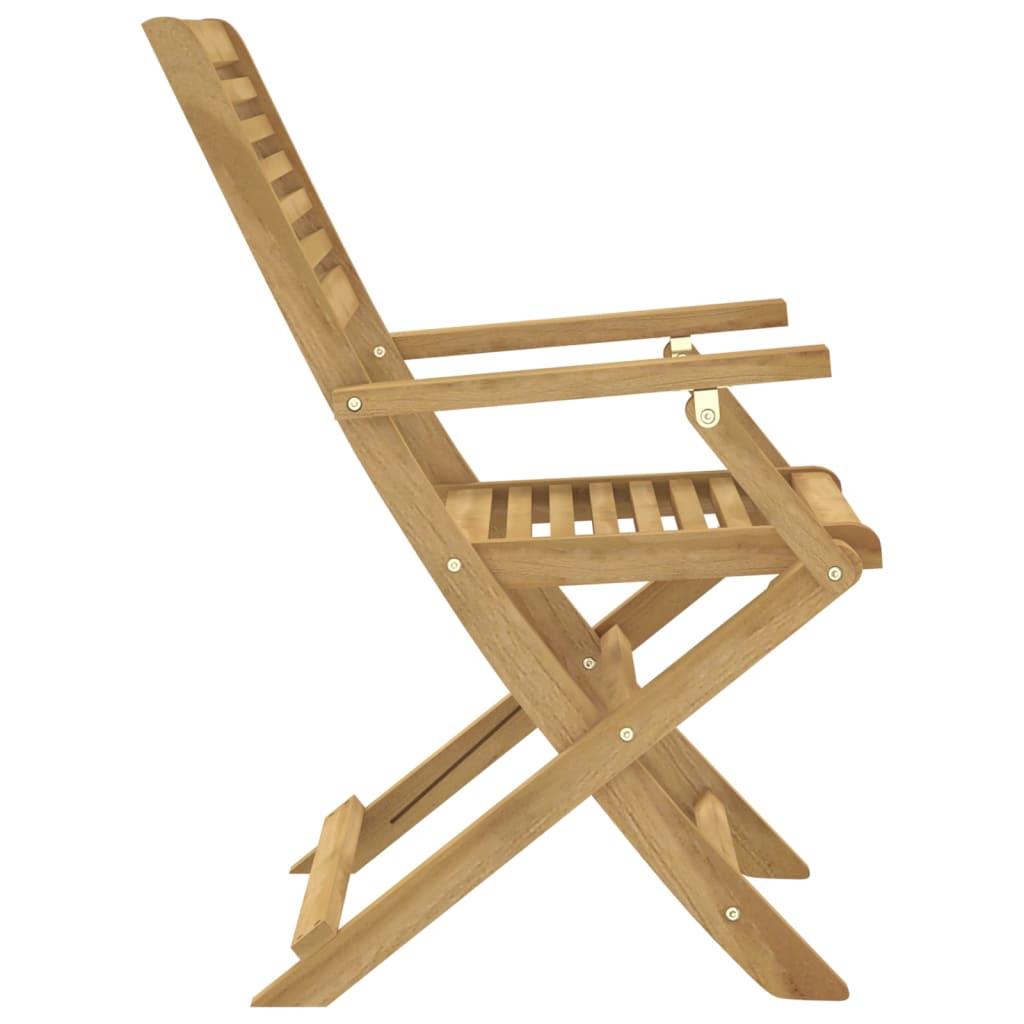 Folding Chairs 2 pcs 54.5x61.5x86.5 cm Solid Wood Acacia