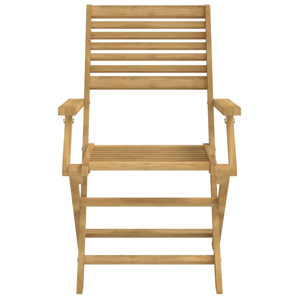 Folding Chairs 4 pcs 54.5x61.5x86.5 cm Solid Wood Acacia