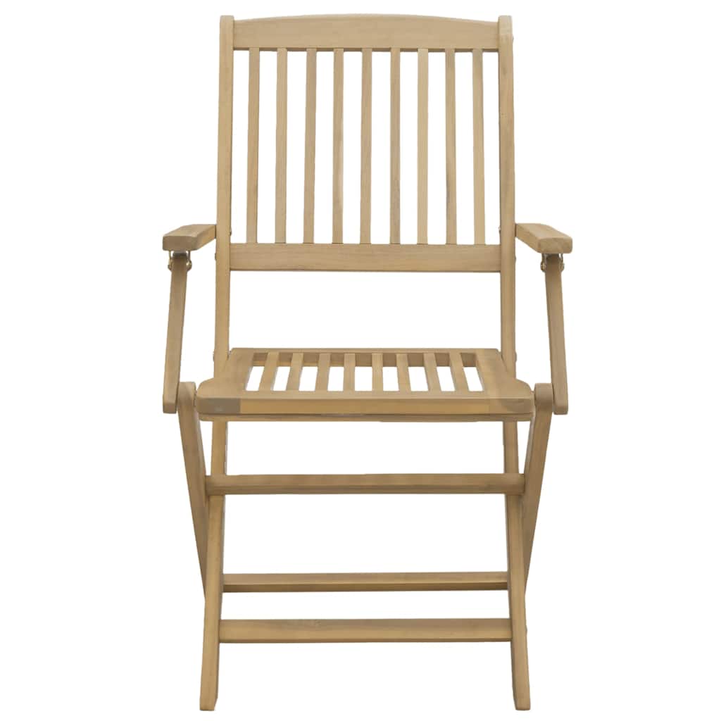 Folding Chairs 2 pcs 54x61x88 cm Solid Wood Acacia